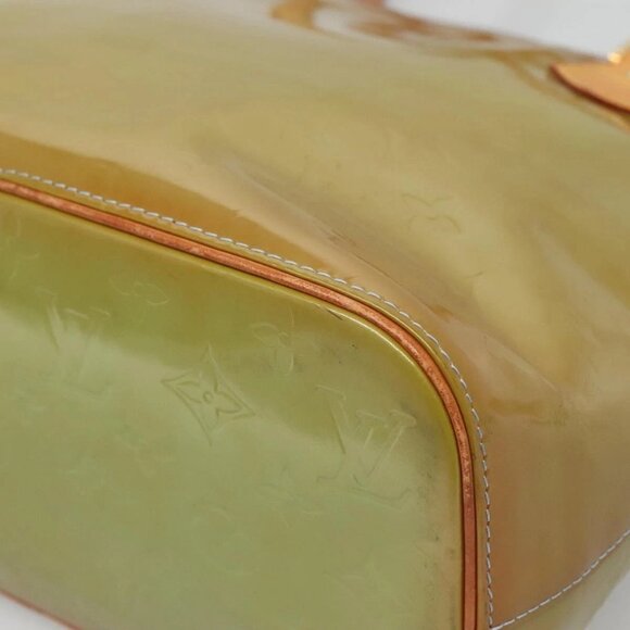 LOUIS VUITTON Monogram Vernis Houston Hand Bag Baby Blue M91005 LV Auth hk2533 - Picture 5 of 16